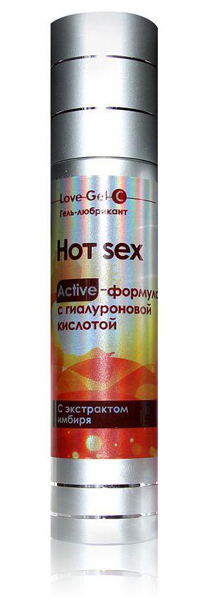 Возбуждающий гель-лубрикант Love Gel Hot Sex, 55 мл  LB-12001 - Биоритм - Универсальные интимные смазки - Купить